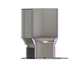 ibc 75mm tuyau pluie l'eau collectionner réservoir 3d print model - Mito3D
