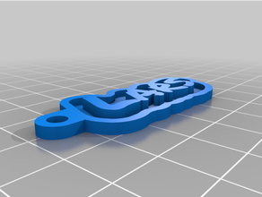keychain lars personnalisé 3d print model - Mito3D