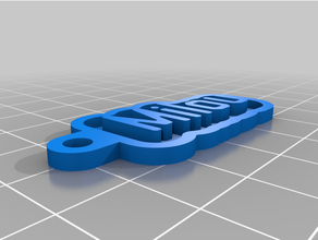 keychain milou personnalisé 3d print model - Mito3D