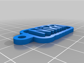keychain nikki özelleştirilmiş 3d print model - Mito3D