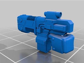 pesante spazio cavaliere fulmini pistola 3d print model - Mito3D