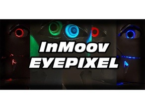 inmoov eyepixel ojos cara modificaciones robot 3d print model - Mito3D