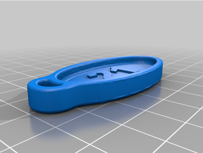 key ring letters 3d print model - Mito3D