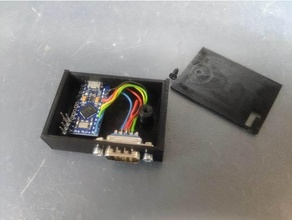 arduino micro box g29 gear shift adapter case created freecad logitech knob 3d print model - Mito3D