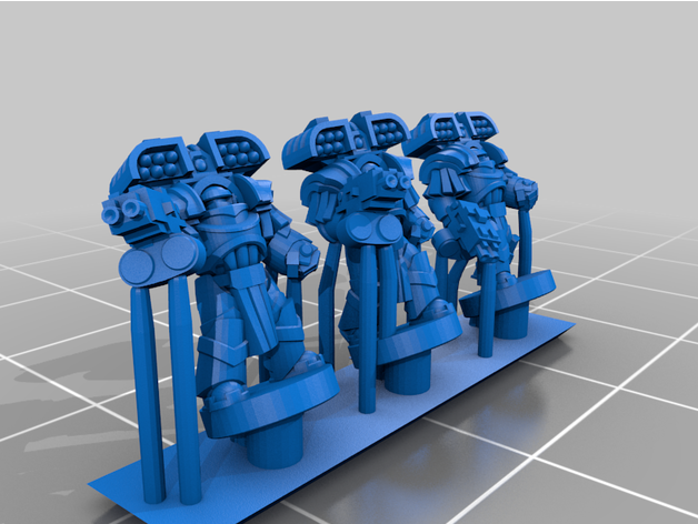 galaktik Haçlılar ağır kuşatma zırh weapons 6 8mm epik epic30k epic40k 40k Armageddon ölçek uzay denizi denizcileri Uzay deniz sonlandırıcı 3D print model - Mito3D