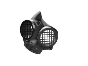 quad cara mascarar coronavírus máscara facial 3d print model - Mito3D