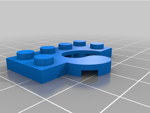 ying-yang-connector lego-compatible brics 3d print model - Mito3D