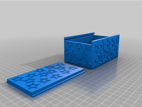 star container box slide starbox 3d print model - Mito3D