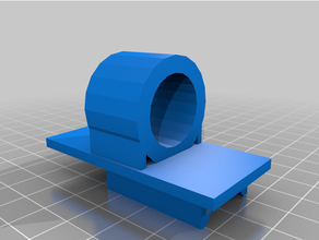 antorcha soporte nerf apego 3d print model - Mito3D