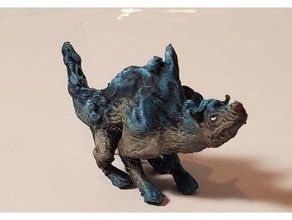 fantasma perros 28mm dnd miniatura perro mazmorras dragones miniaturas pionero mini rpg mesa juego azar 3d print model - Mito3D
