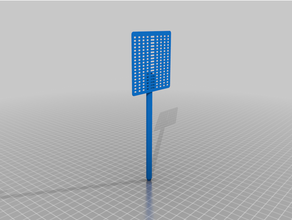 fly swatter pen bic flyswatter 3d print model - Mito3D