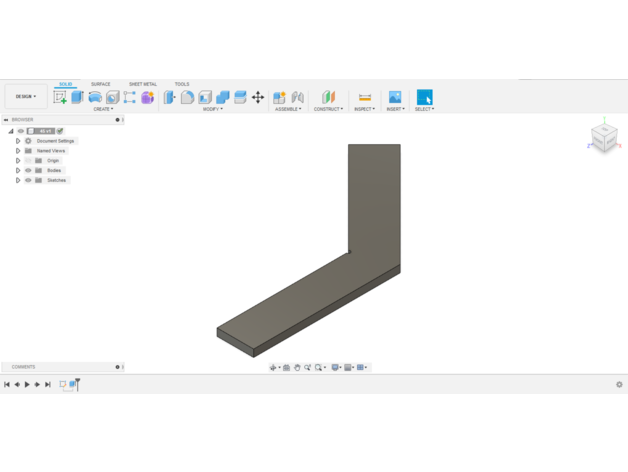 45 carré querre hvac tuyau plomberie 3D print model - Mito3D