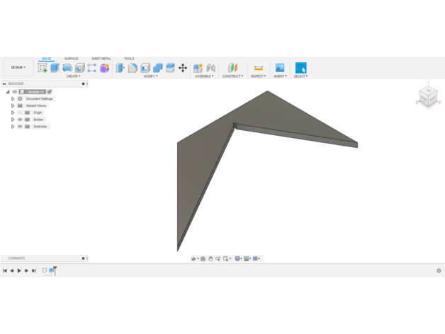 doppelt Quadrat Querre hvac Rohr Installation 3D print model - Mito3D