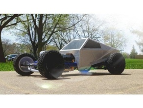 1 10 escala quente Cajado carro cibertruck hotrod ratrod rc brinquedo brinquedos 3d print model - Mito3D