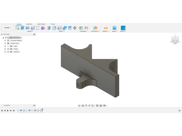 raccordo centraggio testa tete centro tubazioni hvac tubo impianto idraulico 3D print model - Mito3D