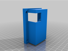 5-12v power supply cover powrer box mount 3d print model - Mito3D