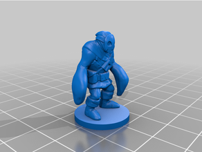 big guy dnd miniature mario 3d print model - Mito3D