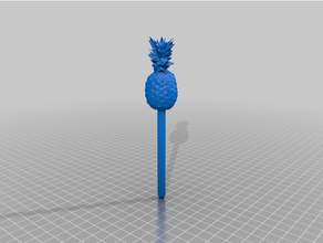 pineapple pen bic fruit 3d print model - Mito3D
