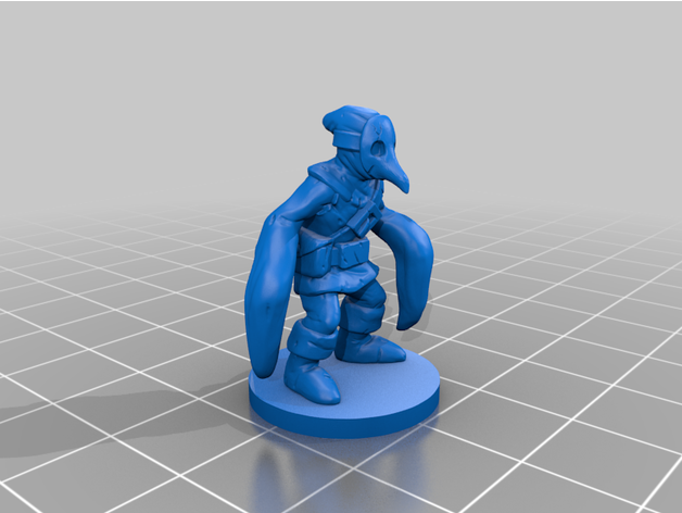 tweeter dnd minyatür Mario veba doktor maske 3D print model - Mito3D