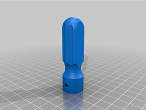 ergonomic screw customized 3d print model - Mito3D