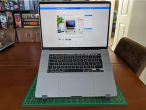 géométrique supporter macbook pro 16 inch 2019 3d print model - Mito3D