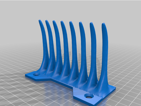 cable organizer v20 wall - supports needet 3d print model - Mito3D