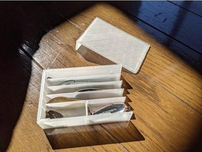 lure case sliding lid fishing box 3d print model - Mito3D