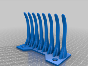 cable organizer v30 wall - supports needet 3d print model - Mito3D