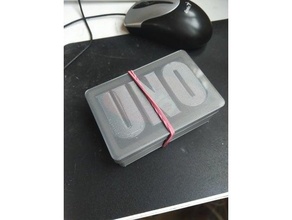 uno cards box 3d print model - Mito3D