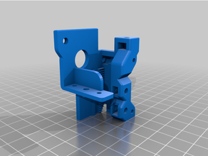 remixed hydra 4010 duct bl touch mount ender 5 3d print model - Mito3D