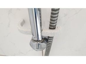 shower hose holder duschschlauch-halterung 3d print model - Mito3D