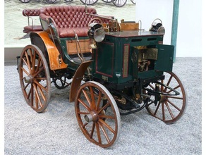 Panhard levassor phaéton tonneau 1894 1890s 1893 1895 1900 1900s ancêtre français voiture oldtimer 3d print model - Mito3D