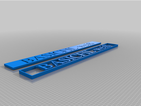 ebasicfil wei ustomizzato semplice piatto personalizzato 3d print model - Mito3D