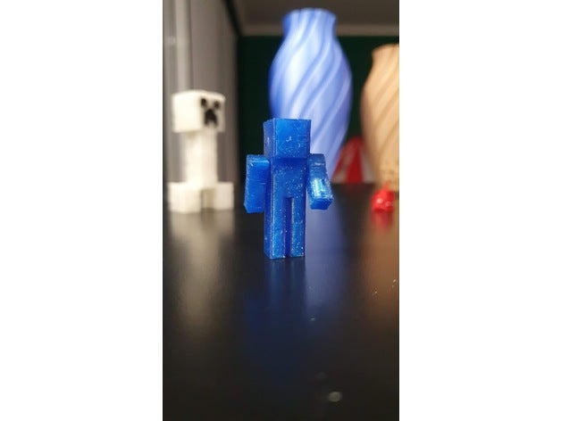 Minecraft zumbi movimento braços 3D print model - Mito3D
