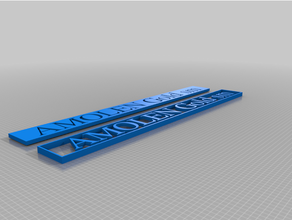 amolen gold sm customized 3d print model - Mito3D