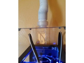 acoplador rapide tubo extração ar imprimante extrator fumaça mangueira 3d print model - Mito3D