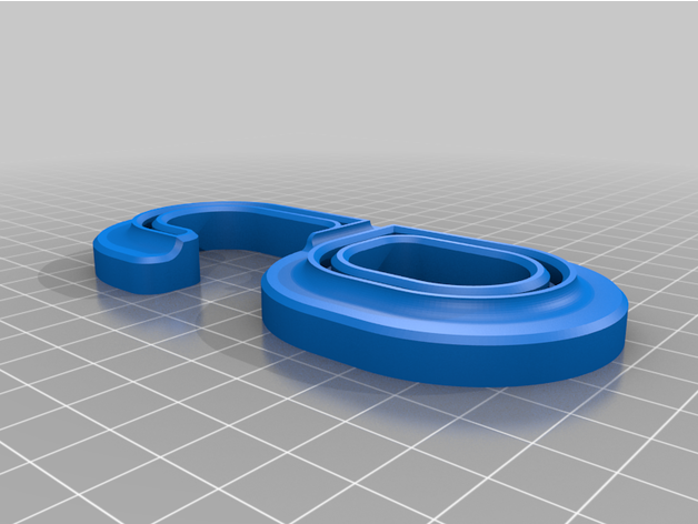 biegerform ffnungshaken 3D print model - Mito3D