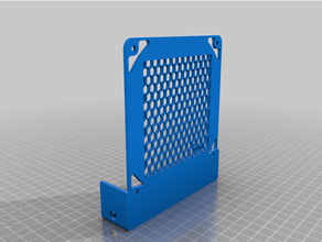 noctua 120mm fumi estrattore fan montare filtro 3d print model - Mito3D