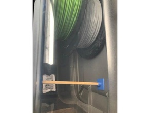 1 4 pouce diamètre bois goujon titulaire soutien 025 art construire DIY filament bobine projet science outil 3d print model - Mito3D