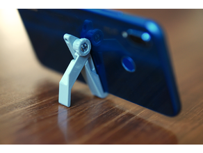 chaveiro dobrando Smartphone ficar pé mosquetão chave phone suporte 3d print model - Mito3D