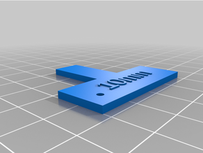 construir espaçador gabarito 3d print model - Mito3D