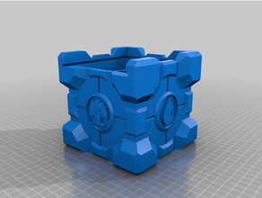 mtg mana companion cube double deck commander box 3d print model - Mito3D