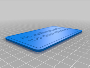 personalizado placa oficina mmu multicolorido solteiro cor impressora 3d print model - Mito3D