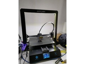 led-holder anycubic mega 3d print model - Mito3D