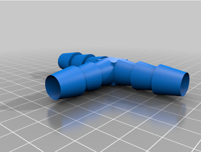 angepasst Rohr Tube Schlauch Verbinder Generator 3d print model - Mito3D