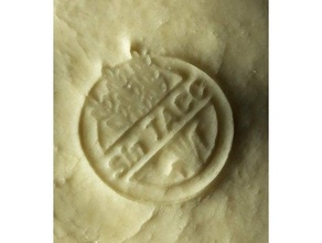 sello cordo galletas libres gluten logo maracador molde simbolos pecado tacc 3d print model - Mito3D