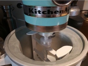 aiuto in cucina ghiaccio crema creatore adattatore sostituzione 3d print model - Mito3D