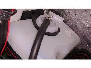 liquide refroidissement réservoir mur monter bateau 3d print model - Mito3D