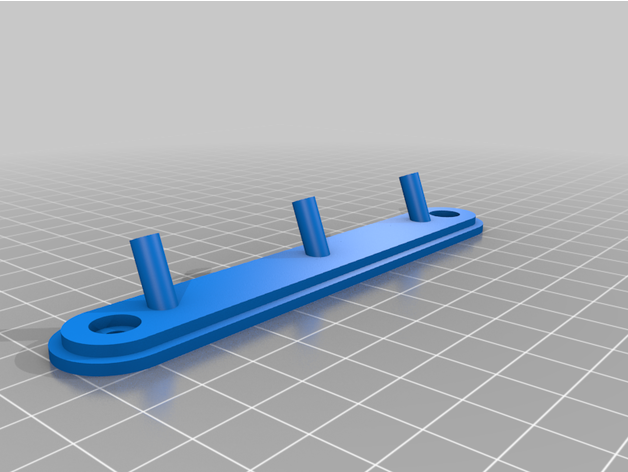 sencillo llavero llave gancho openscad 3D print model - Mito3D