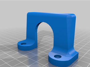 güç şeridi Kulp destek soketi şerit dirsek priz 3d print model - Mito3D
